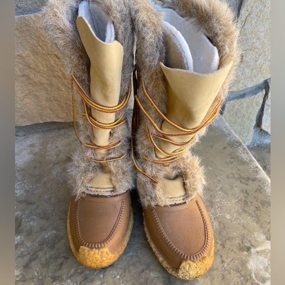 Vintage Sorel Nanook leather winter snow boots - Picture 2 of 10